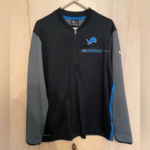 Detroit Lions Men’s Quarter Zip Medium